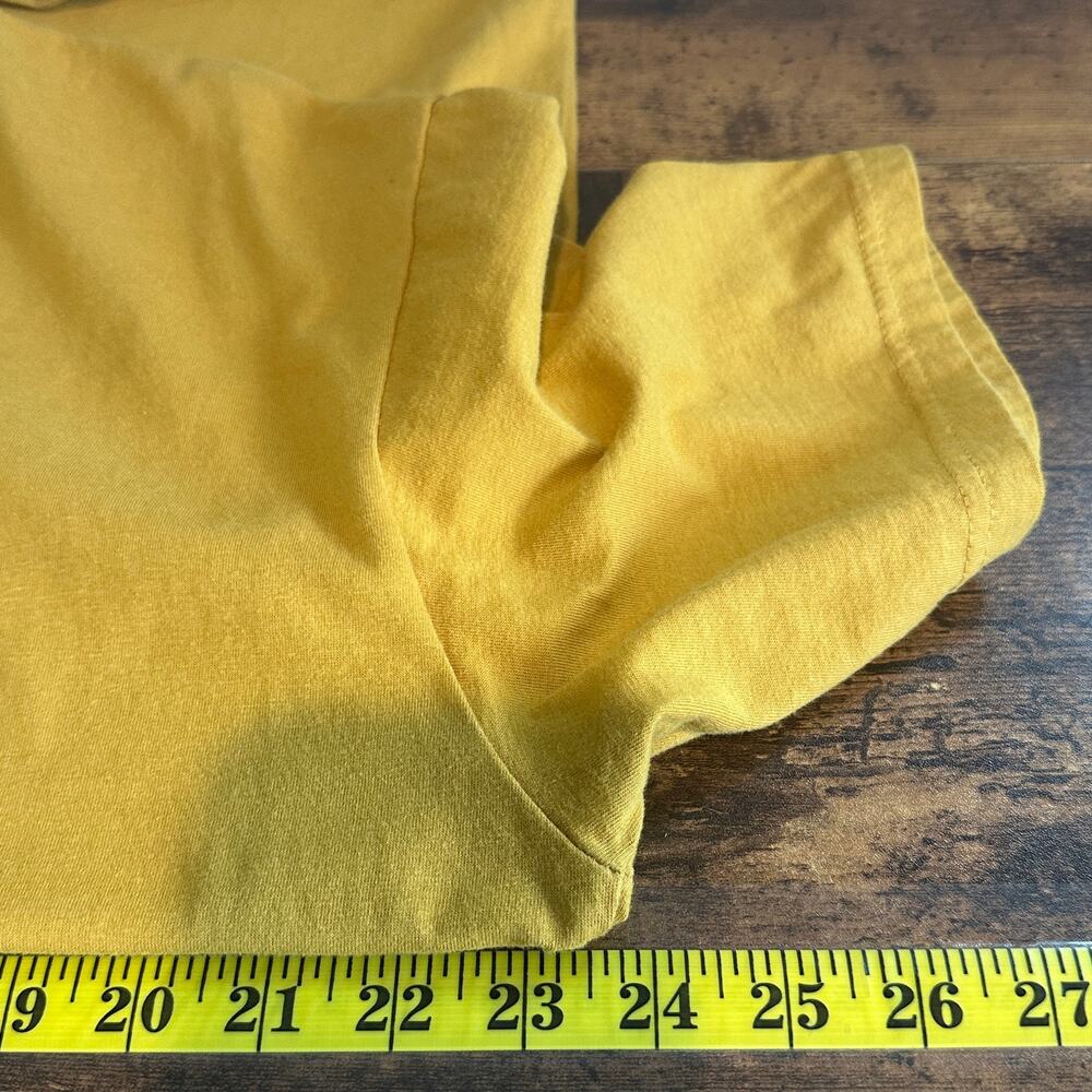 Hard Rock Mens Tee Shirt XL Lionel Messi Futbol Live Greatness Yellow Gold - Picture 3 of 8